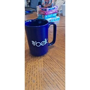 Belk Cobalt Blue Coffee Mug Keep Calm & Shop